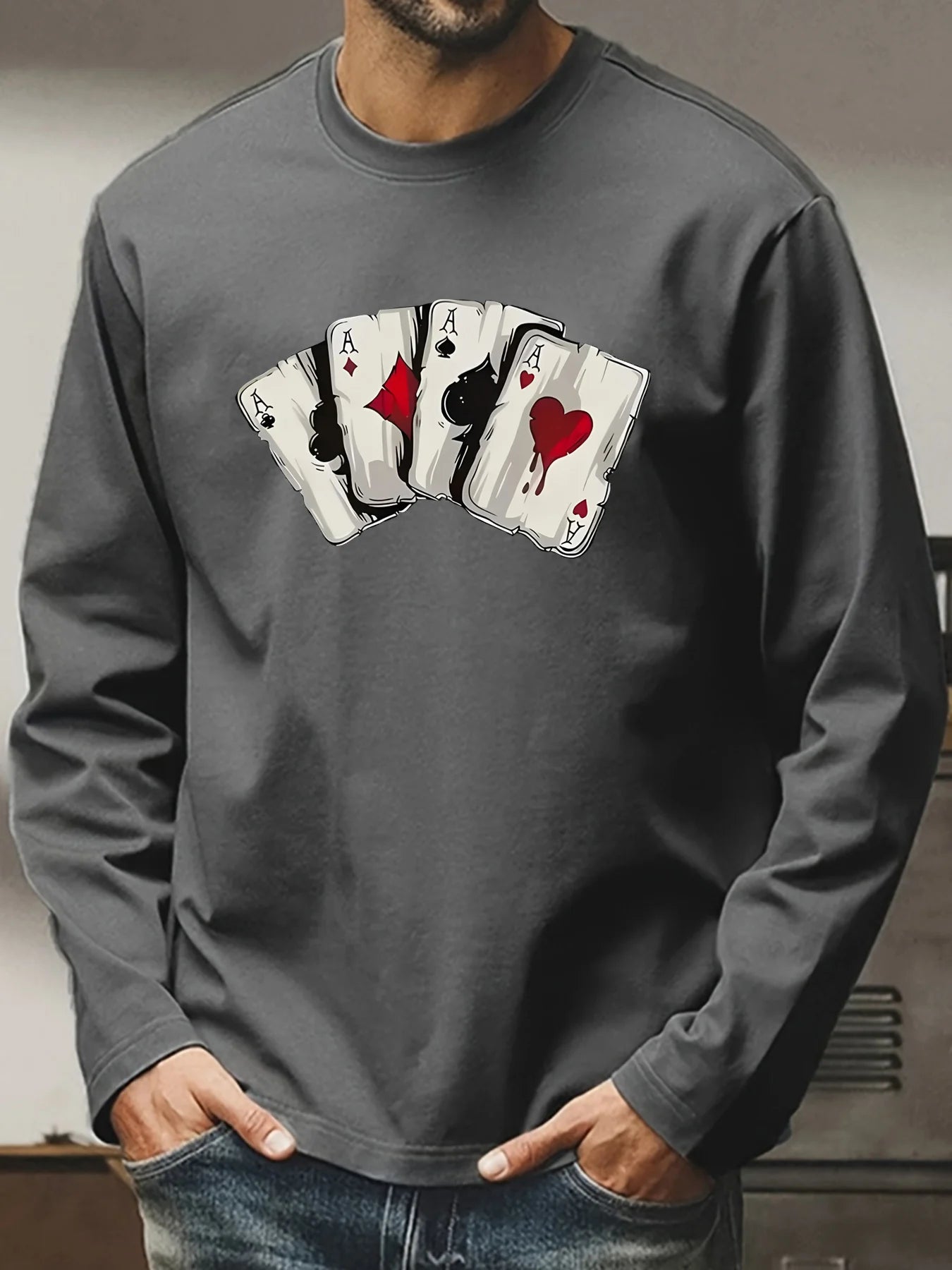 Poker Card Long Shirt FM