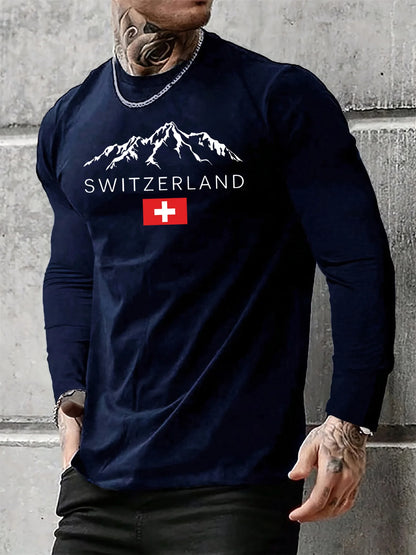 Switzerland Mountain Long Shirt FM