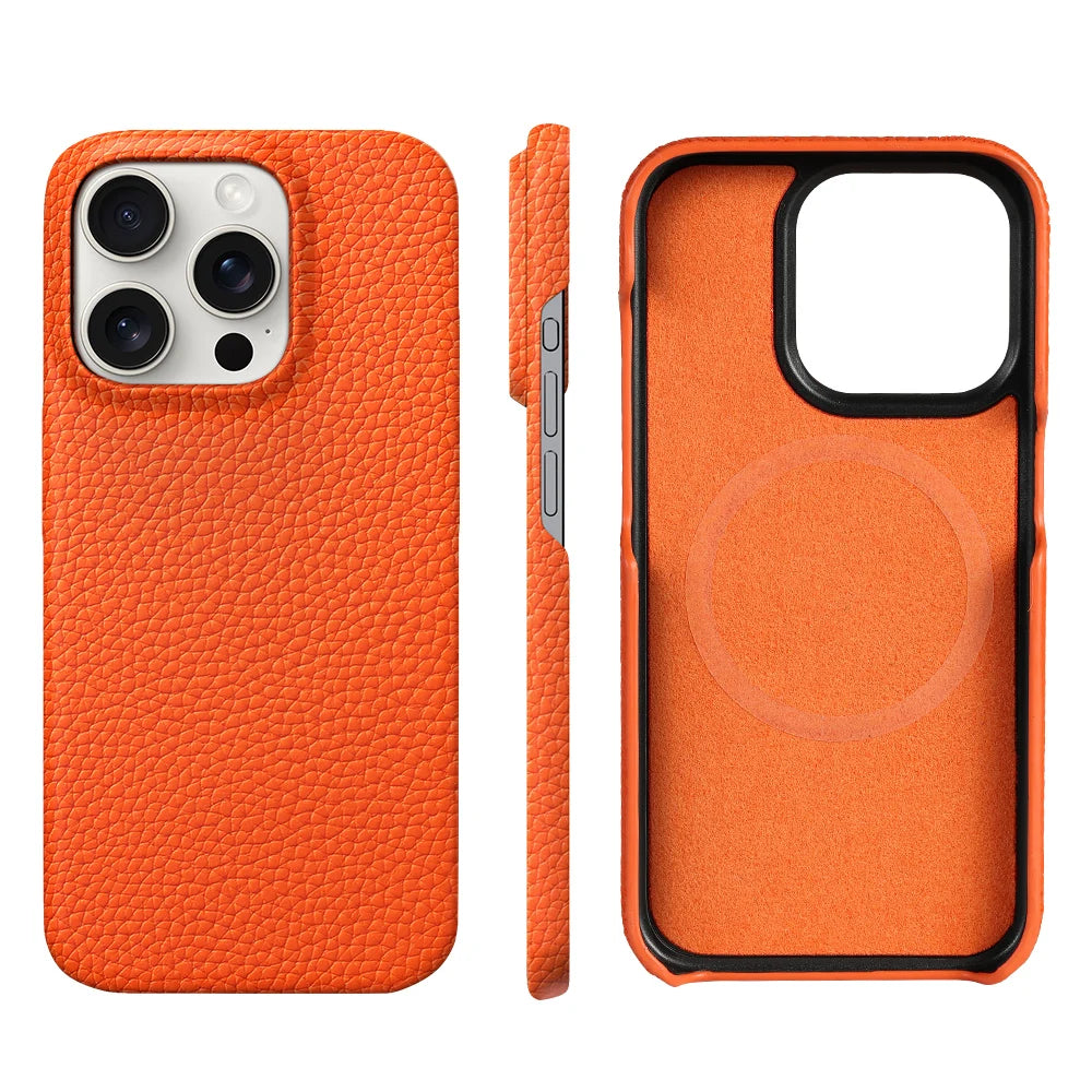 Leather Magnetic Premium iPhone Case FM