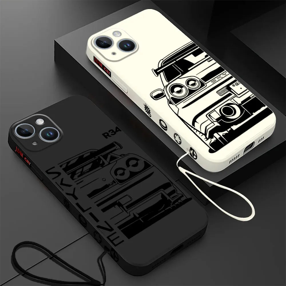 R34 Graphic Phone Case FC