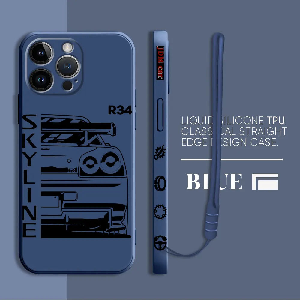 R34 Graphic Phone Case FC