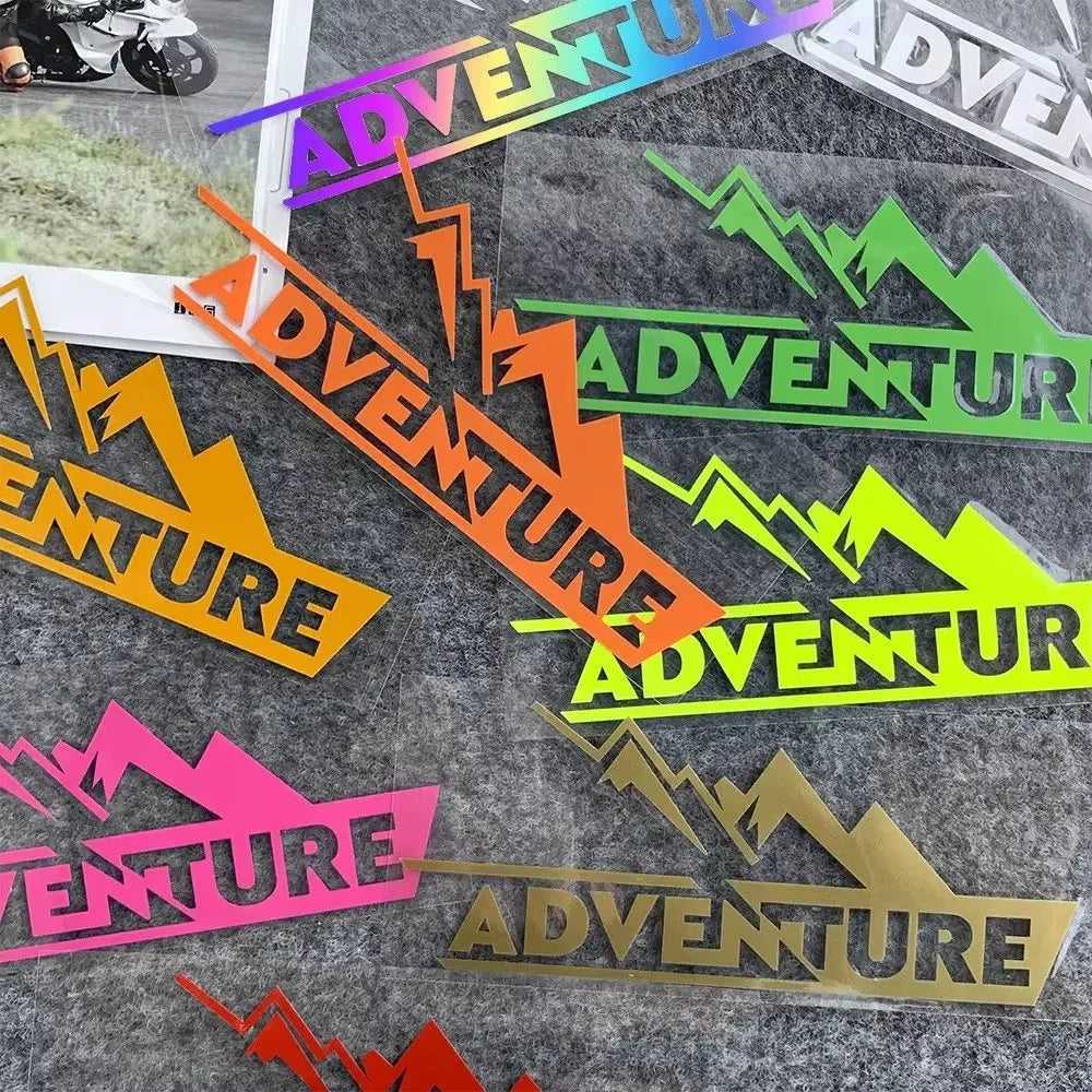 Motorcycle Adventure Sticker FM