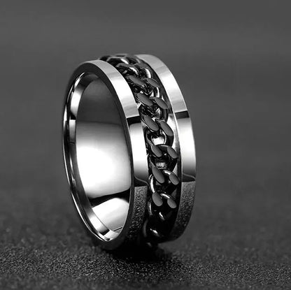 Rotatable Men Ring FM