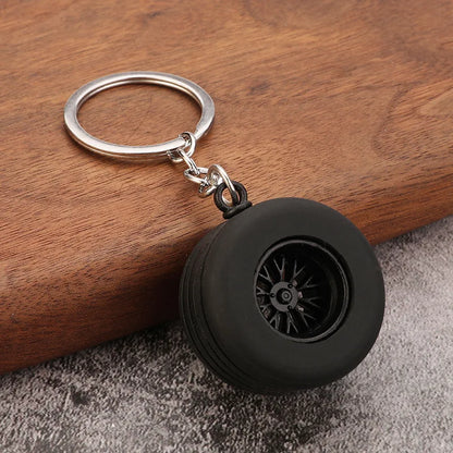 Racing Tire Keychain FC