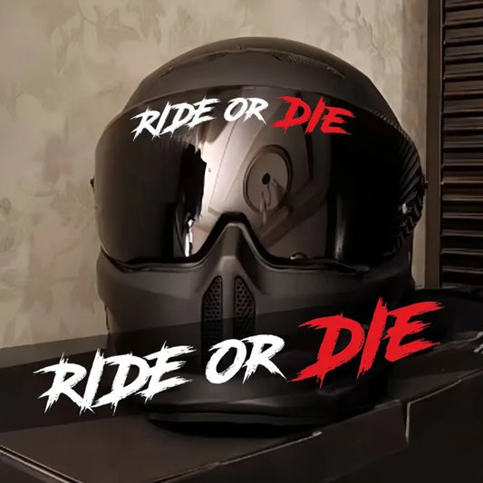 Ride or Die Helmet Sticker FM