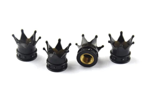 Luxury Crown Tire Valve Caps FC