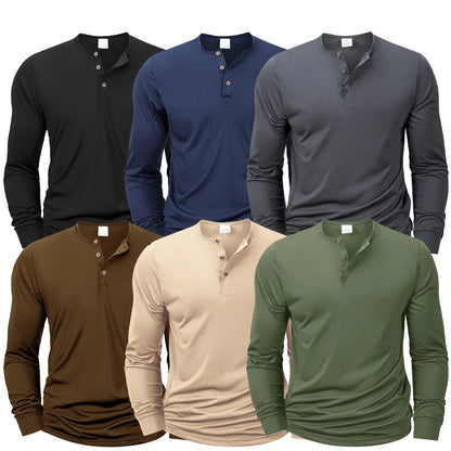 Men’s Long Sleeve Neck T-Shirt FM