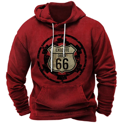 Vintage Hoodie Route 66 FM