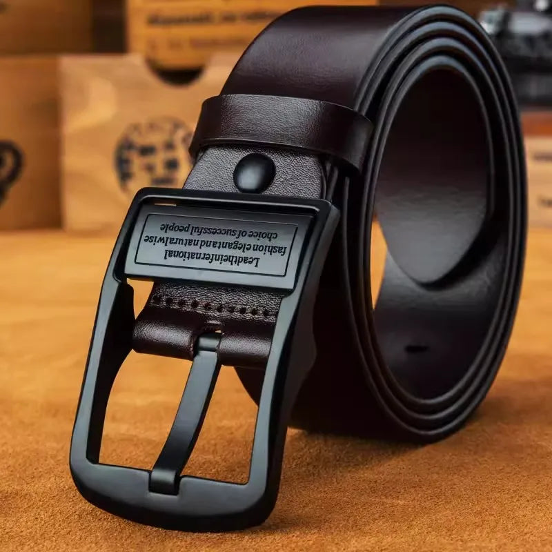 Leather Men’s Fashion Belt FM
