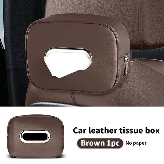 Universal Car Leather Tissue Holder FC
