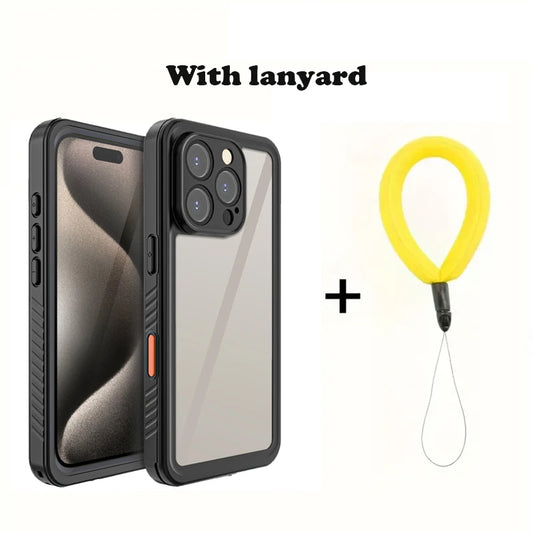 Waterproof iPhone Case with Strap FM
