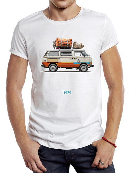 Vintage Campervan Men T-Shirt FV