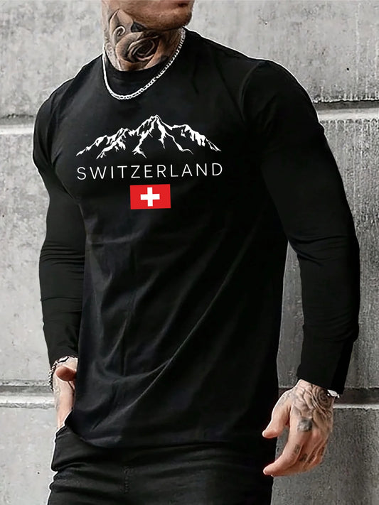 Switzerland Mountain Long Shirt FM