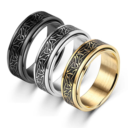 Man Viking Rings Rotating FM
