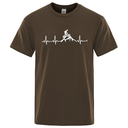 Heartbeat MTB Men T-Shirt FB