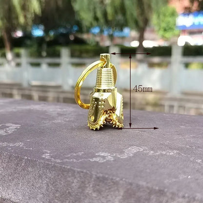 Tricone Drill Bit Keychain TS