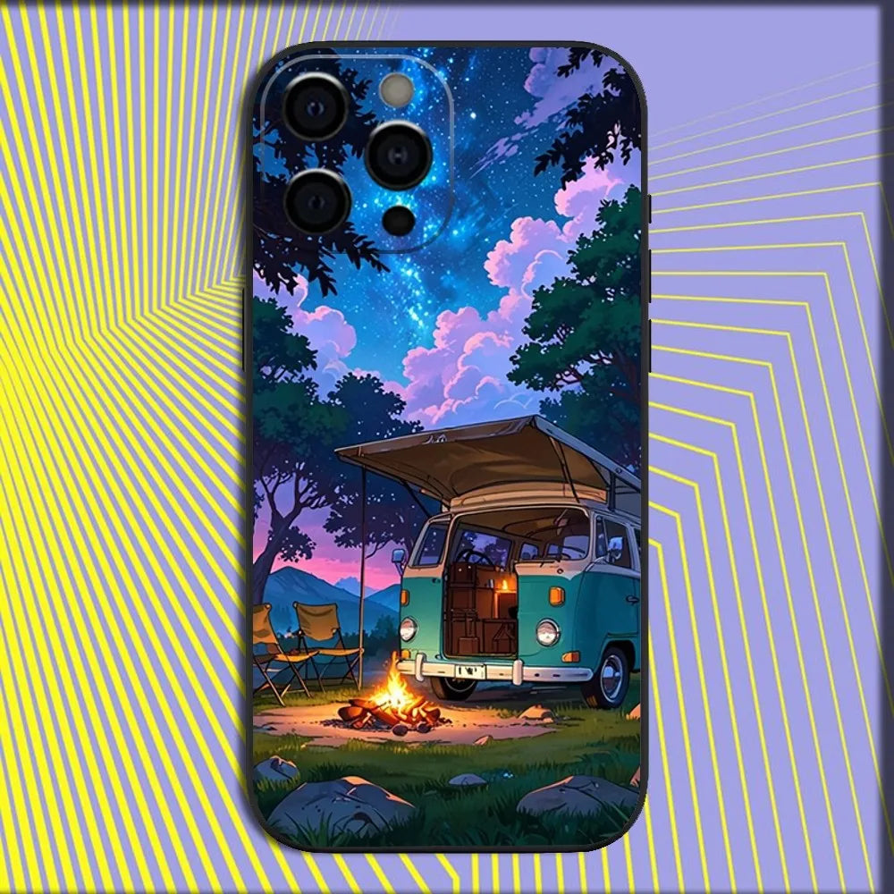 Classic Van Life Artistic Phone Cases FC