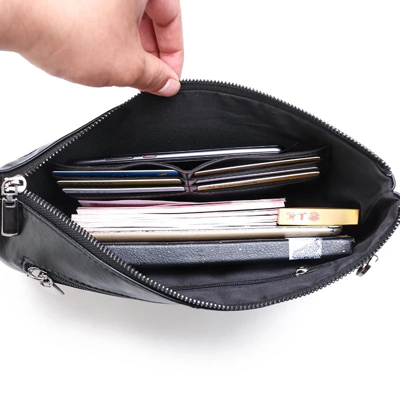 Men Clutch Bag PU Leather FM