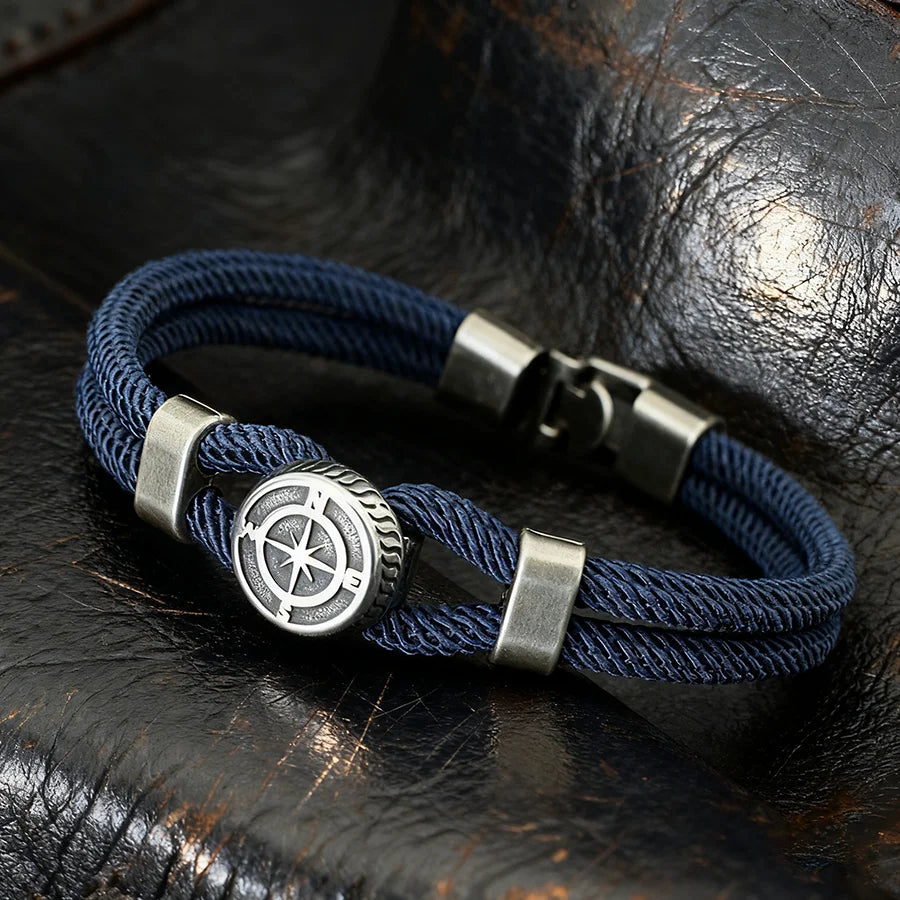 Compass Rope Bracelet for Men FM