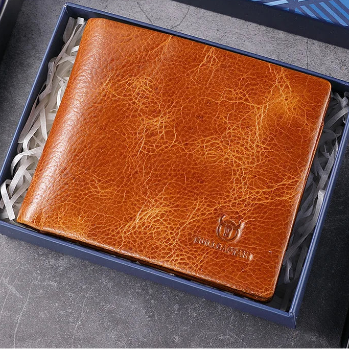 Leather Wallet RFID Function FM