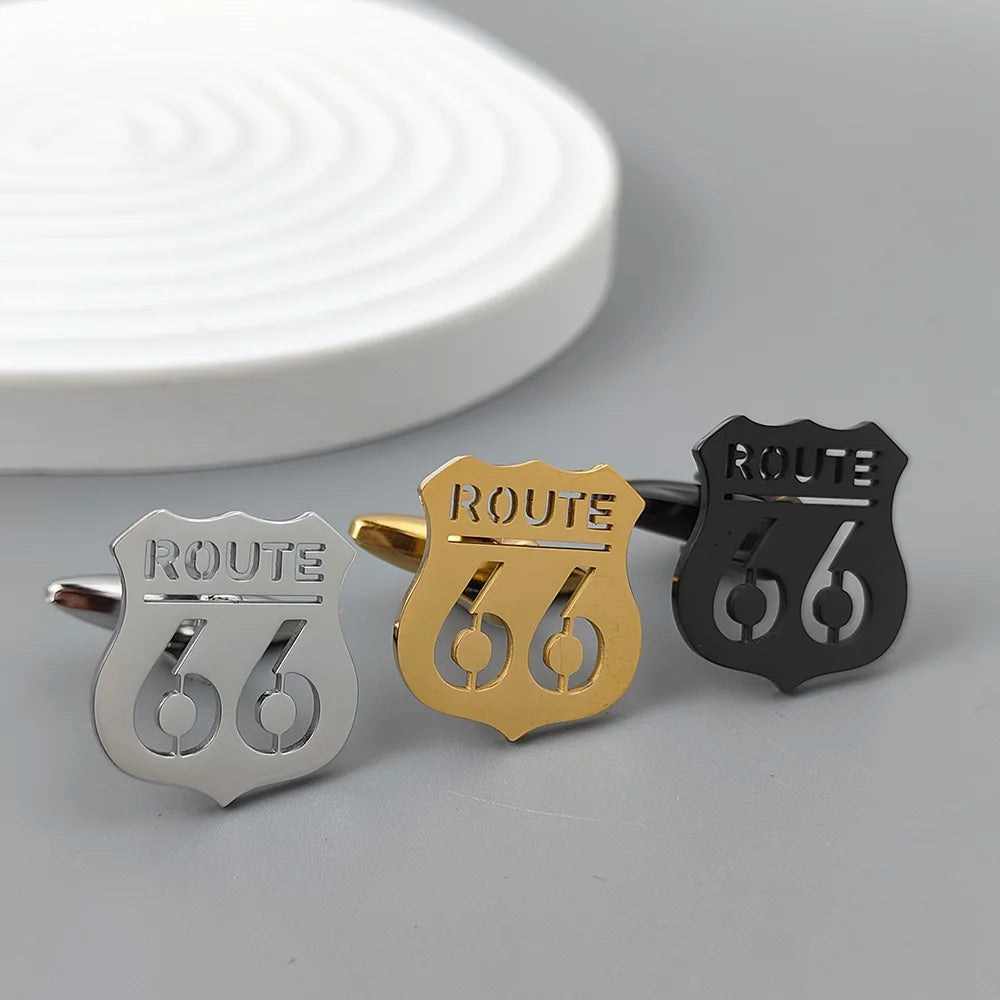 Route 66 Buttons Pin FM