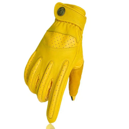 Motorcycle Leather Gloves Premium FM