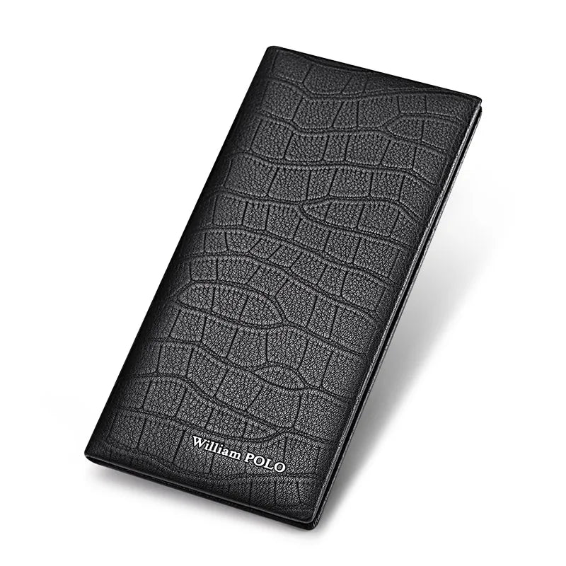 Croco Leather Wallet for Men FM