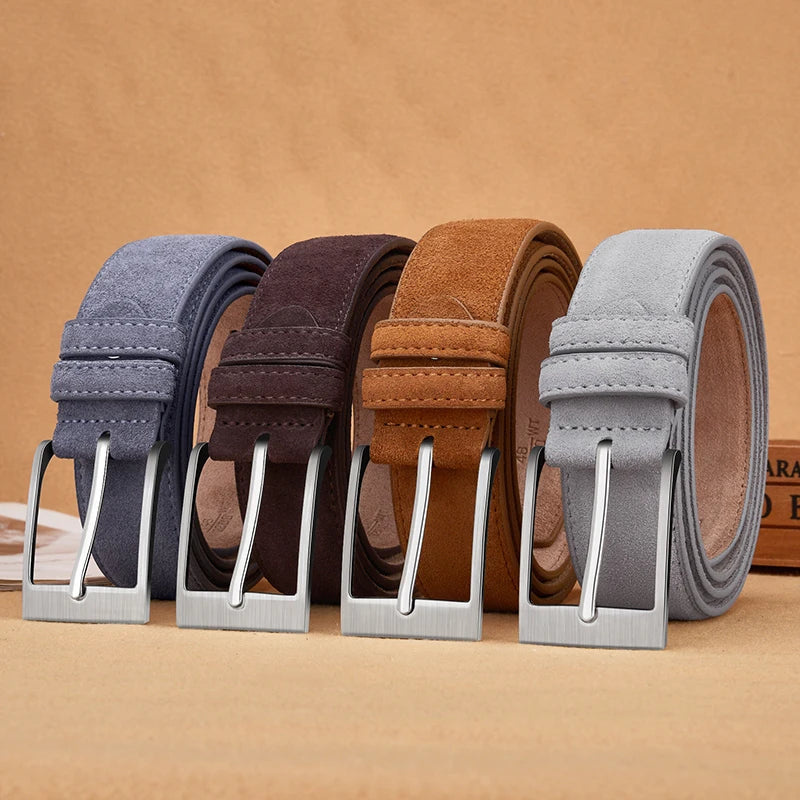 Suede Cow Leather Belt FM