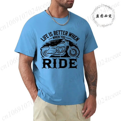 Ride Motorcycle T-Shirt FM