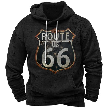 Vintage Hoodie Route 66 FM