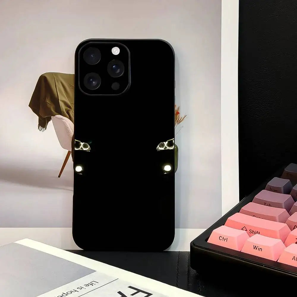 Dark Car Headlight Phone Case FC