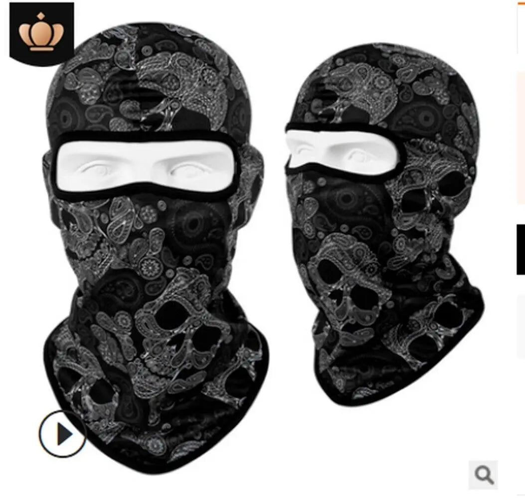Balaclava UV Protection Skull FM