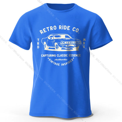 Men's Vintage "Retro Ride Co" T-Shirt FC