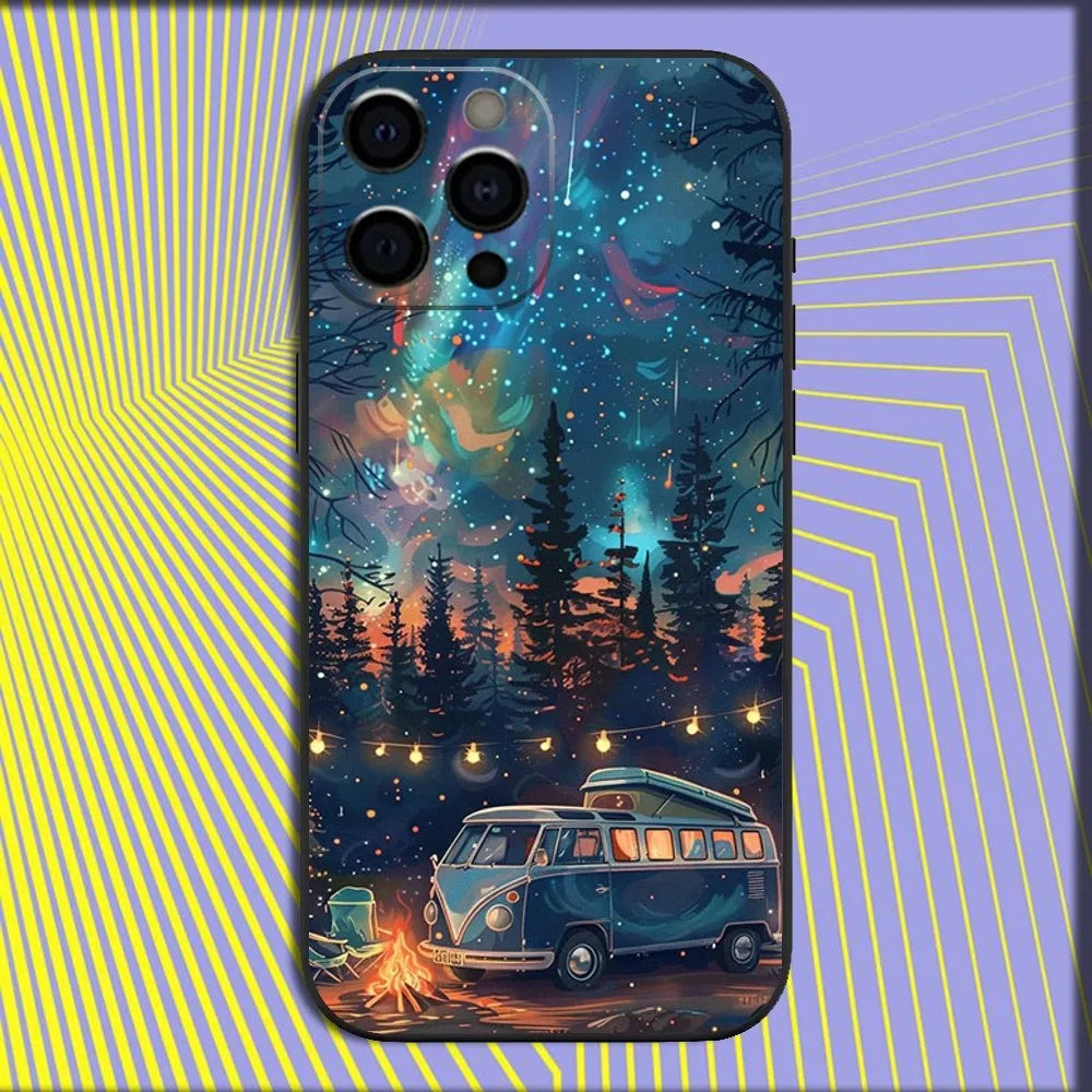 Classic Van Life Artistic Phone Cases FC