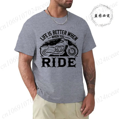 Ride Motorcycle T-Shirt FM