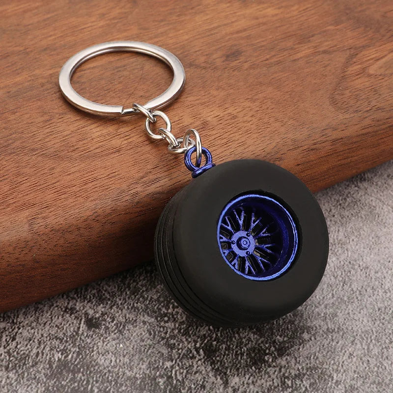 Racing Tire Keychain FC