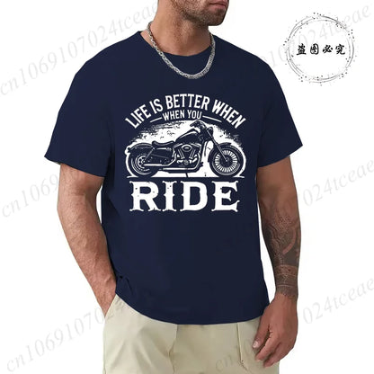 Ride Motorcycle T-Shirt FM
