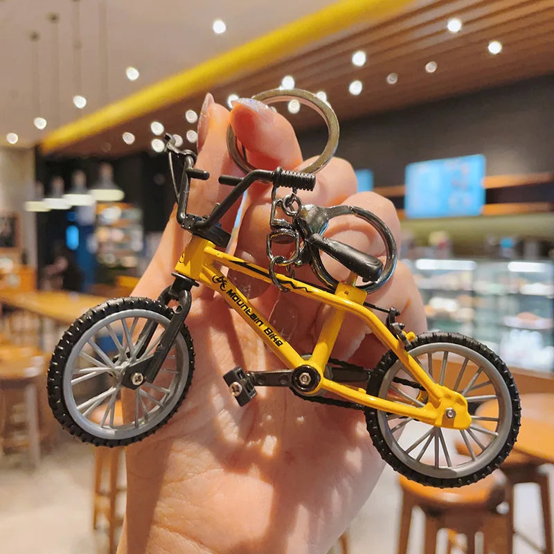 Alloy Model Bicycle Keychain FB