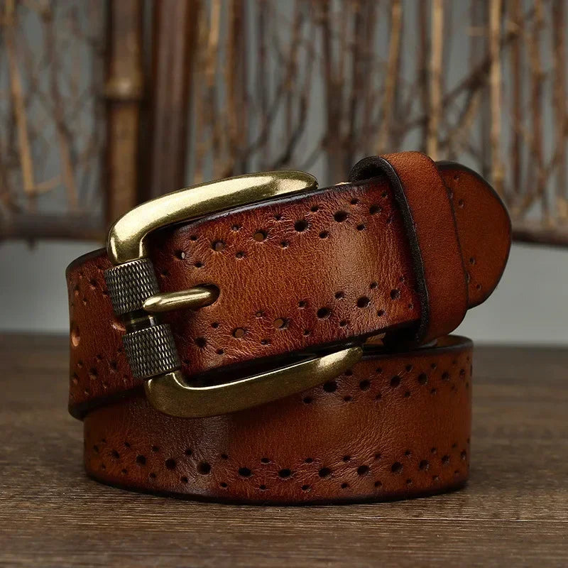 Pin Buckle Vintage Belt for Men FM
