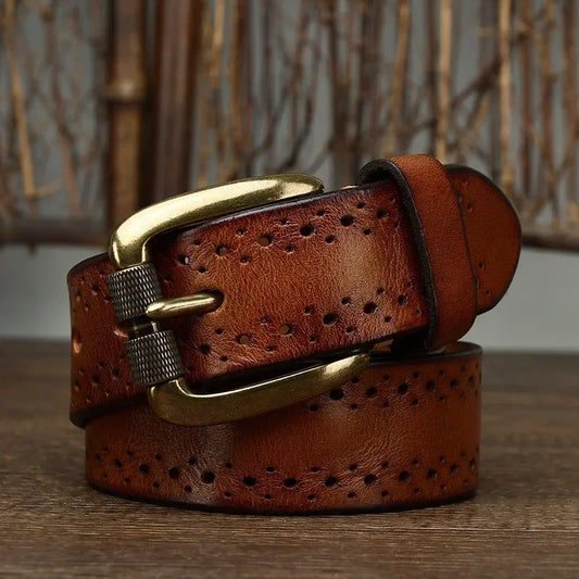 Pin Buckle Vintage Belt for Men FM