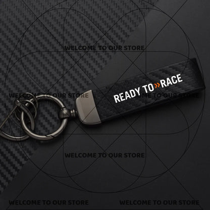 Ready To Race Carbon Keychain FM