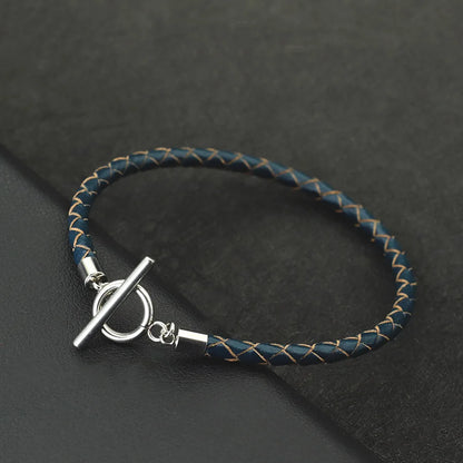 Leather Bracelet Men Jewelry FM