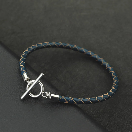 Leather Bracelet Men Jewelry FM