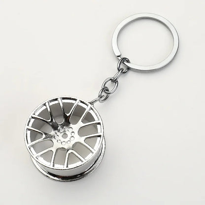 Zinc Alloy Wheel Keychain FM