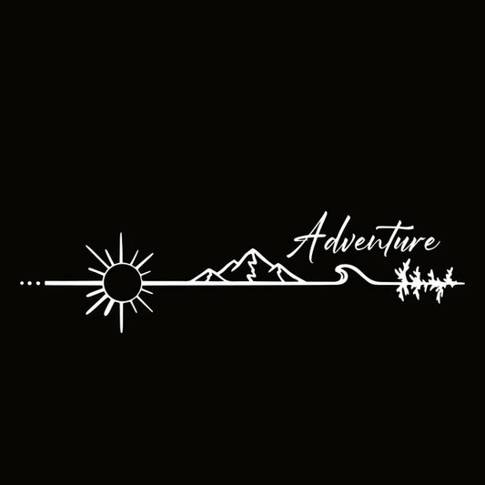 Adventure & Exploration Minimalist Line Decal MV