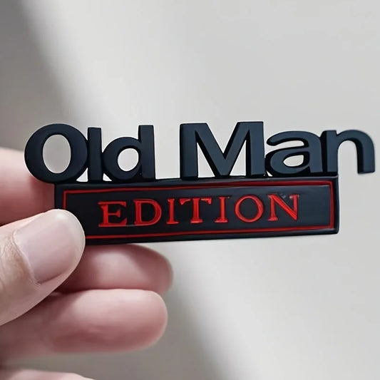 Old Man Edition 3D Emblem Sticker FC