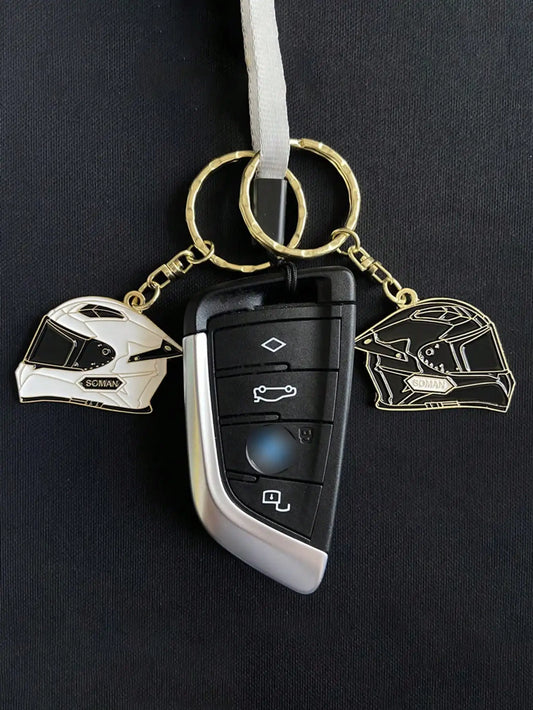 Motorcycle Helmet Key Pendant FM