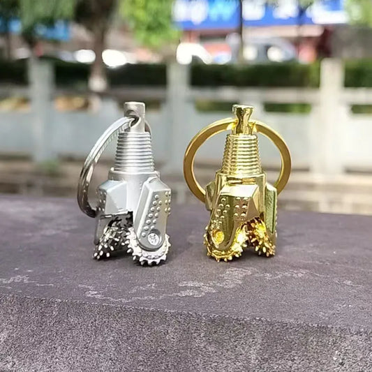 Tricone Drill Bit Keychain TS