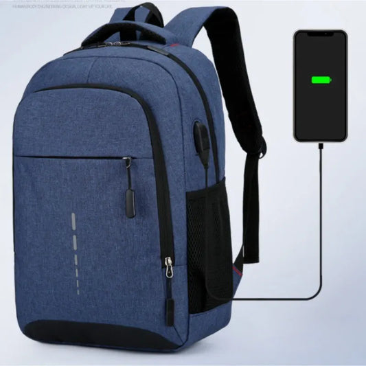 Men’s Travel Backpack with USB Charger FM