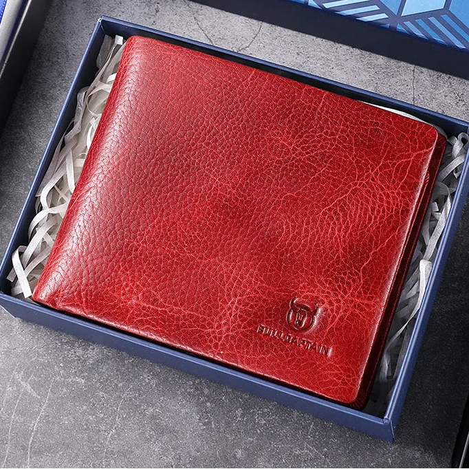 Leather Wallet RFID Function FM